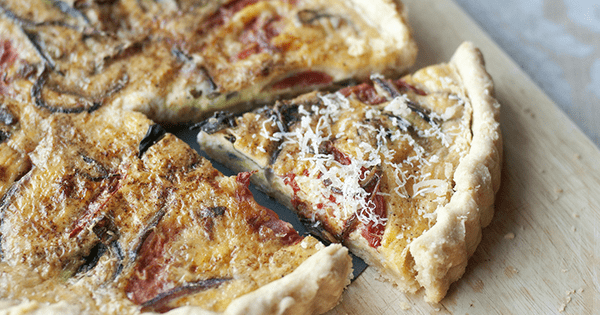 Cheese and Caramelised Red Onion Tart - Recipe | Folláin