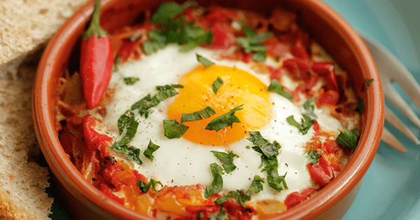 Mexican Eggs with Tomato Relish - Recipe | Folláin