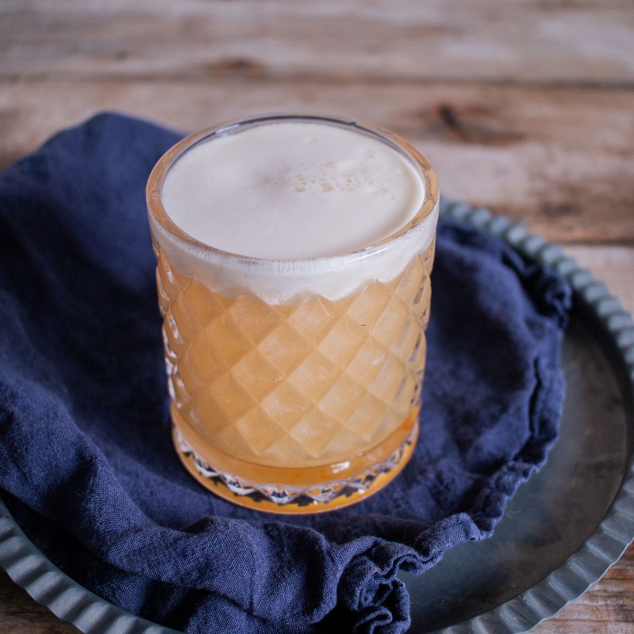 Photo of completed recipe for Marmalade Whiskey Sour⁠