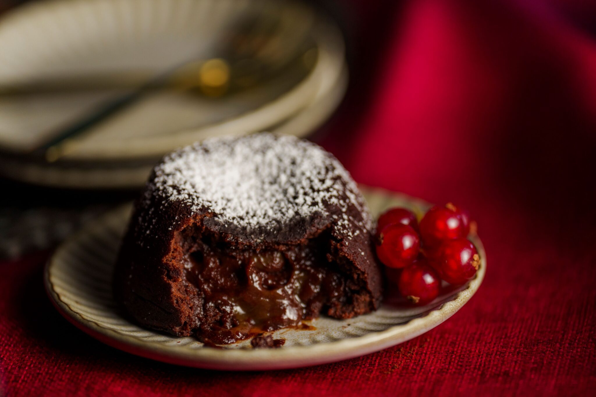 Photo of completed recipe for Caramel Chocolate Fondants