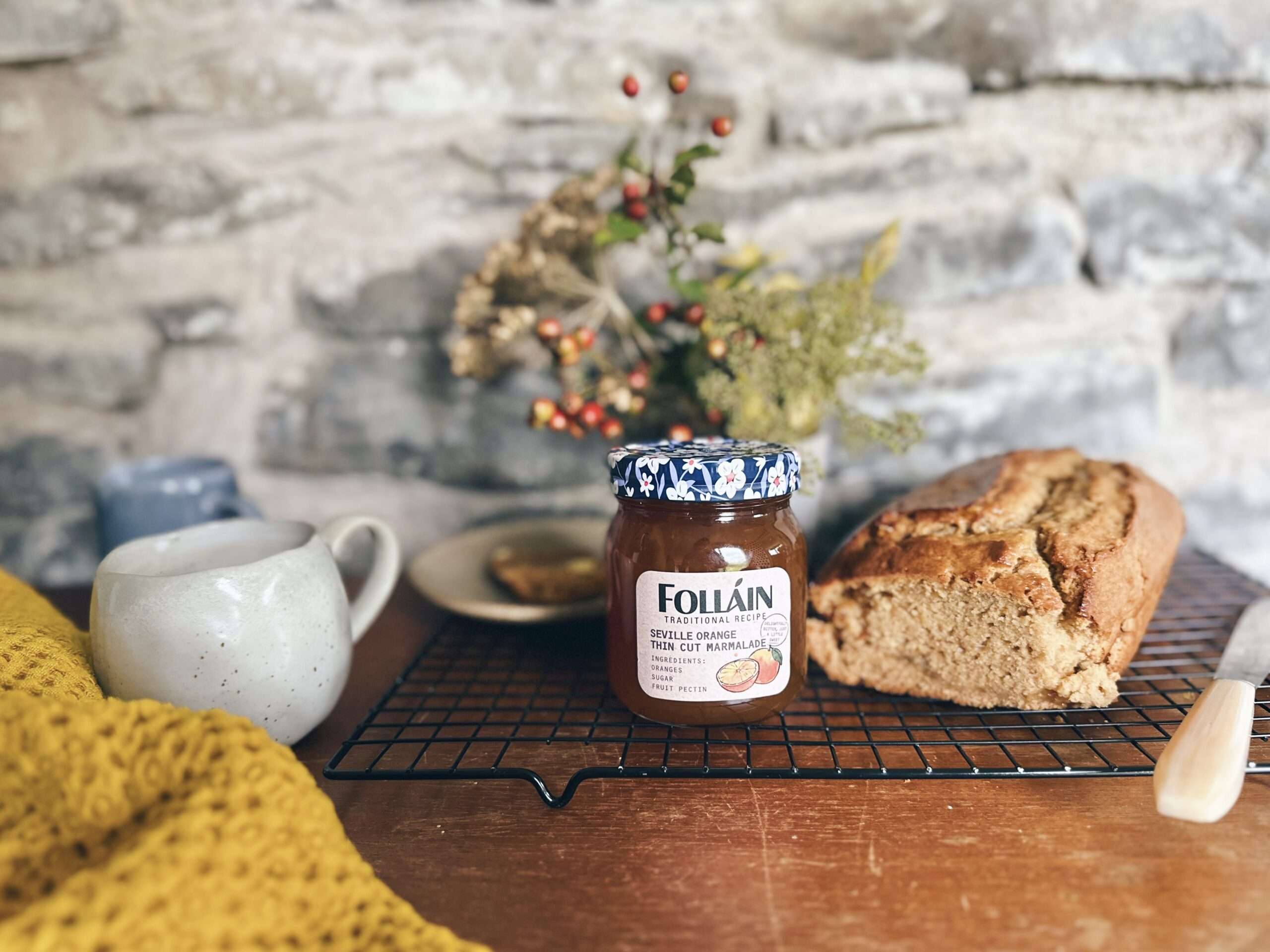 Sticky Ginger & Orange Marmalade Loaf - Recipe | Folláin